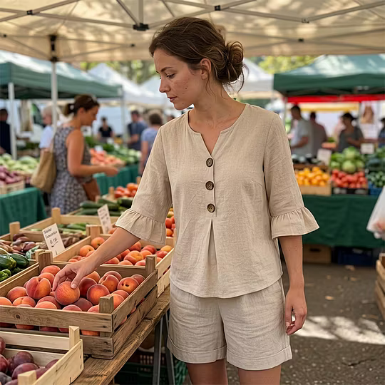 Gisela | Ensemble Blouse et Short