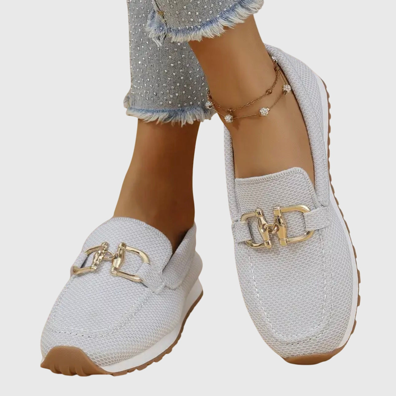 Léna | Mocassins confort avec détail doré