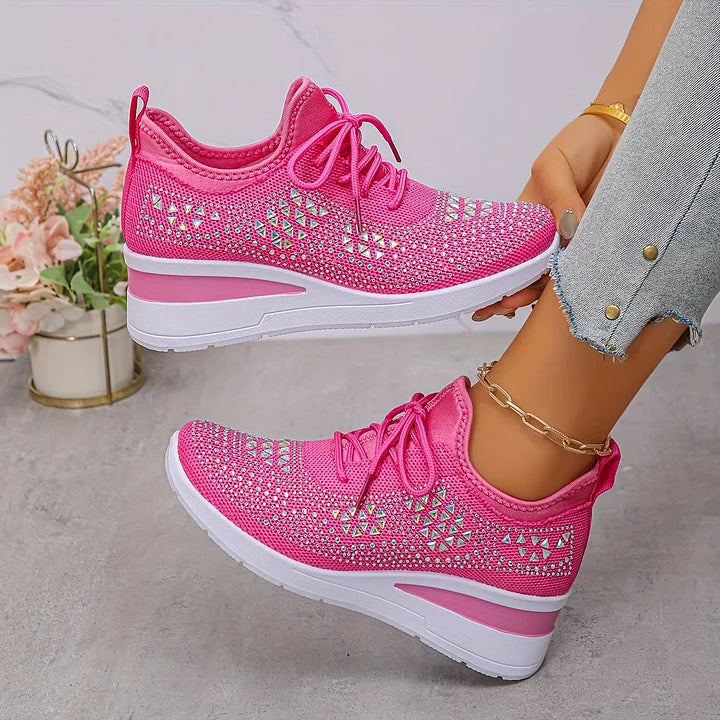 Assina | Sneakers met extra comfort en strassdetails