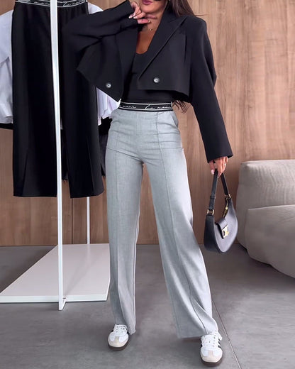 Lia | Stretch Waist Pants