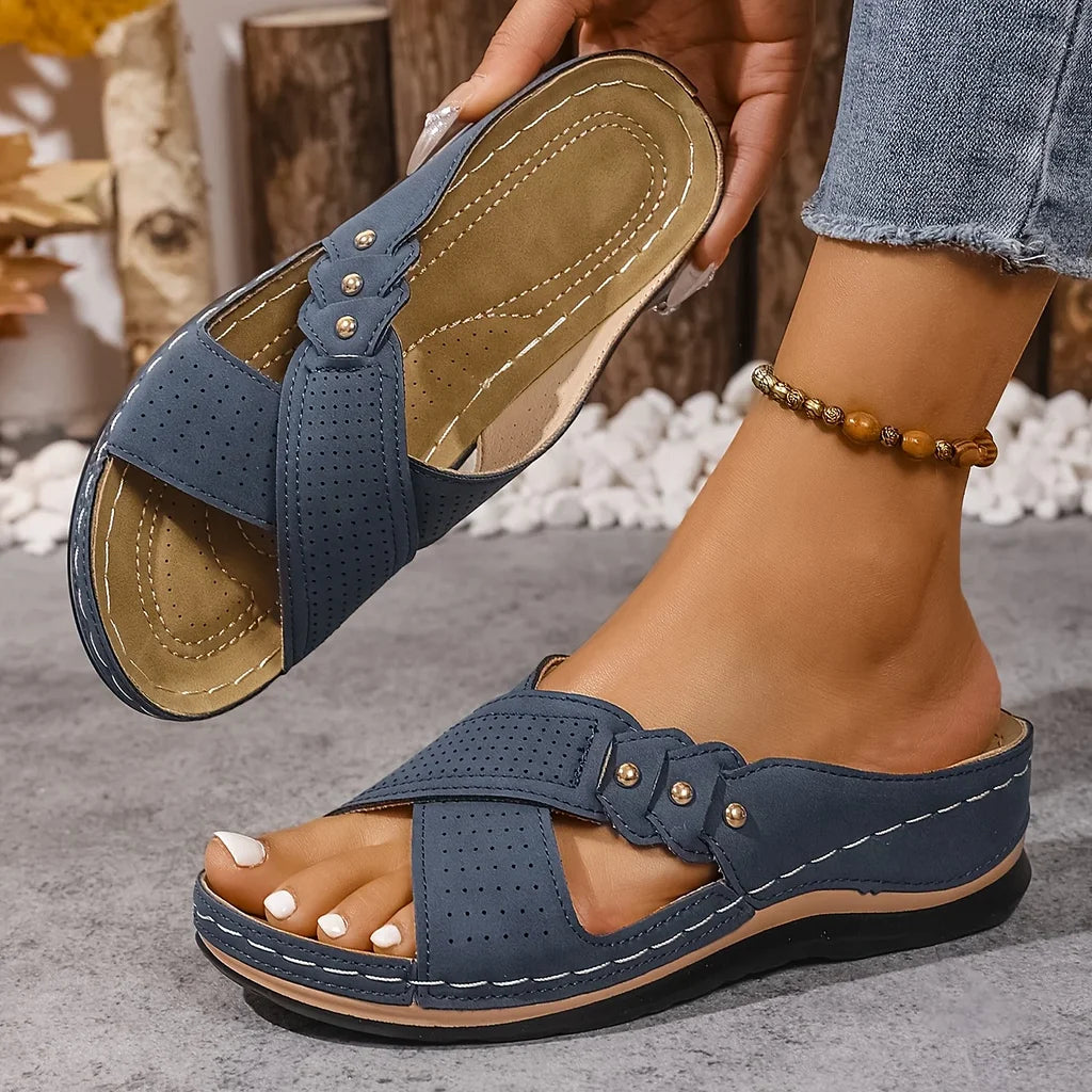 Anne | Sandales Confort Croisées