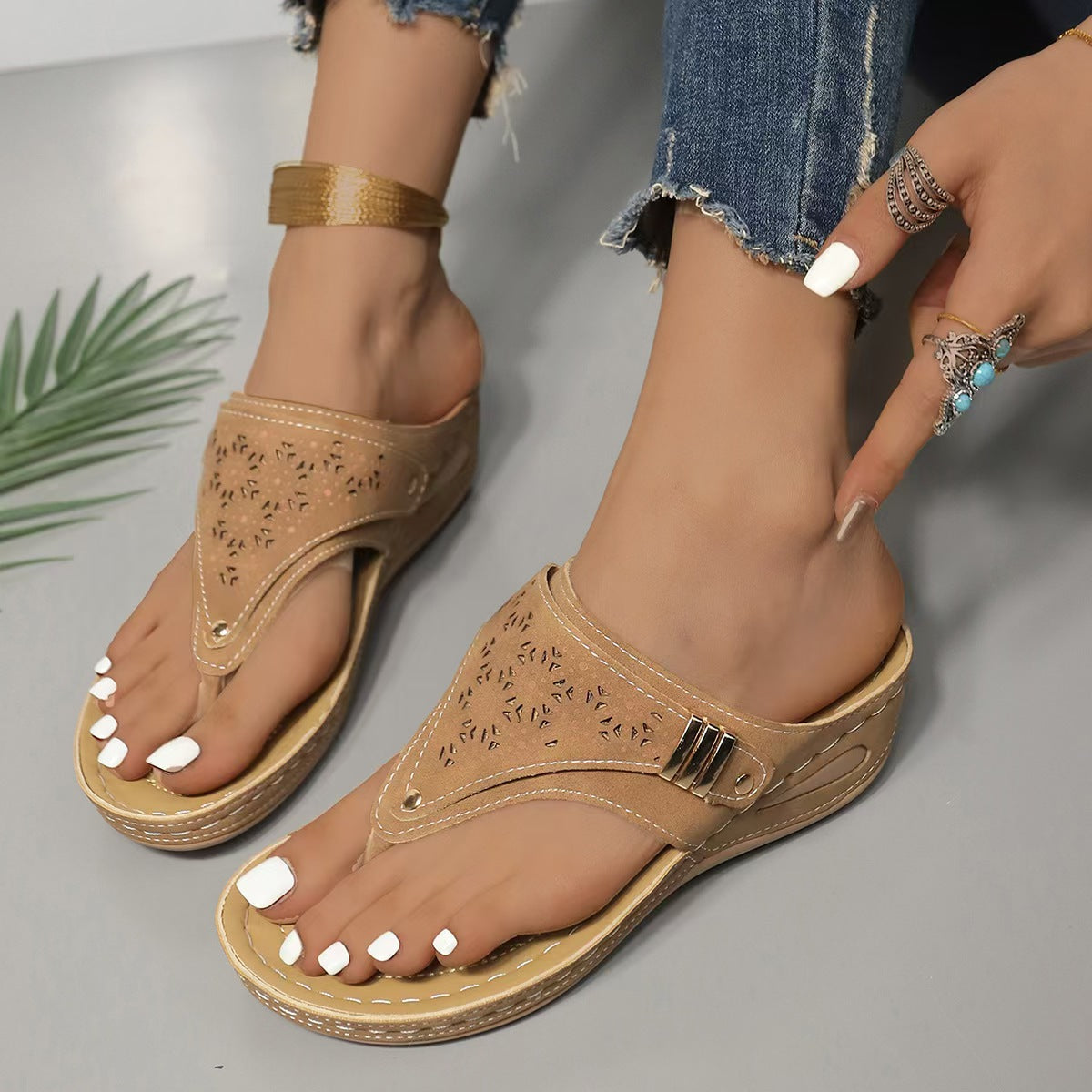Colette | Sandales à Talon Wedge