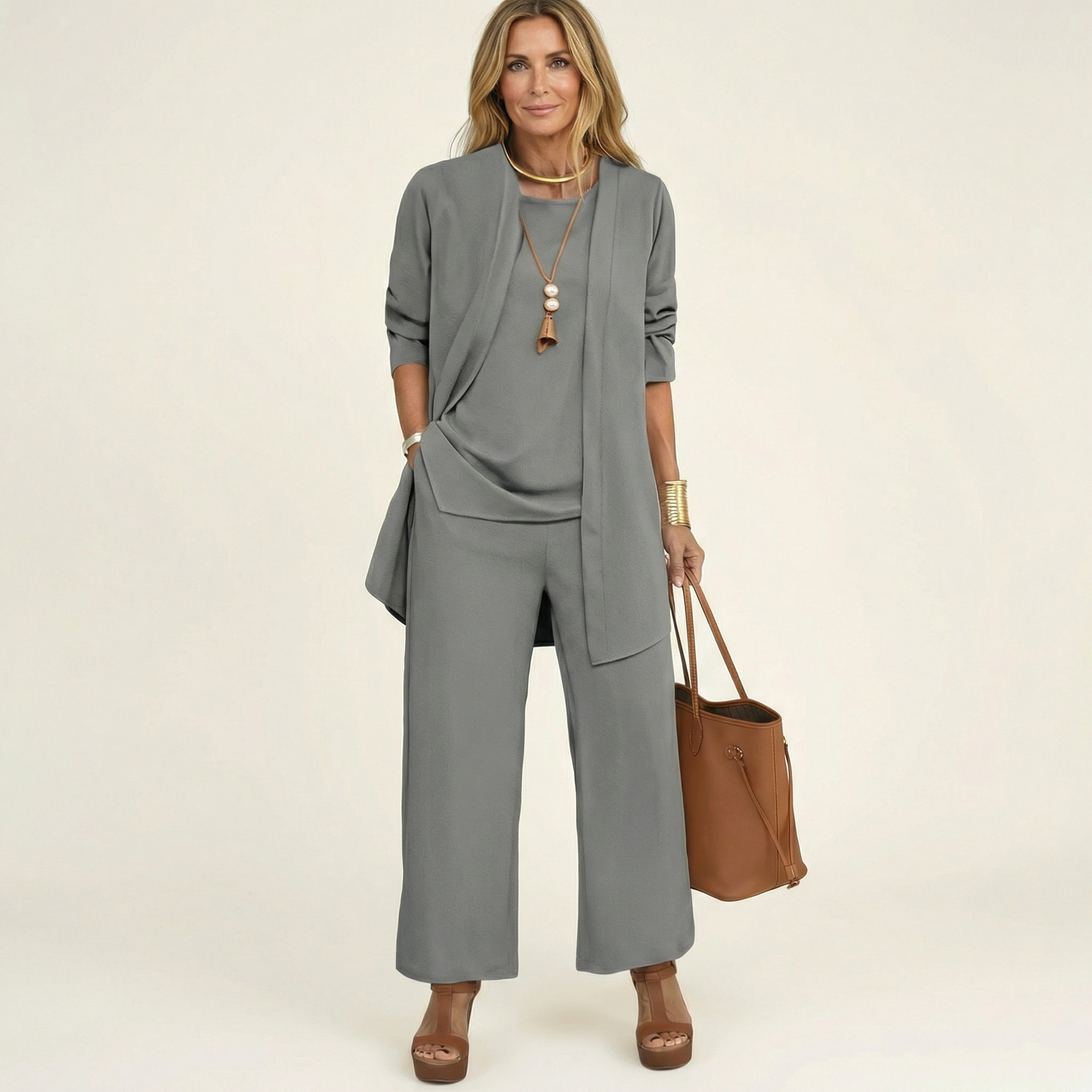 Vivienne | Ensemble Minimaliste en 3 Pièces