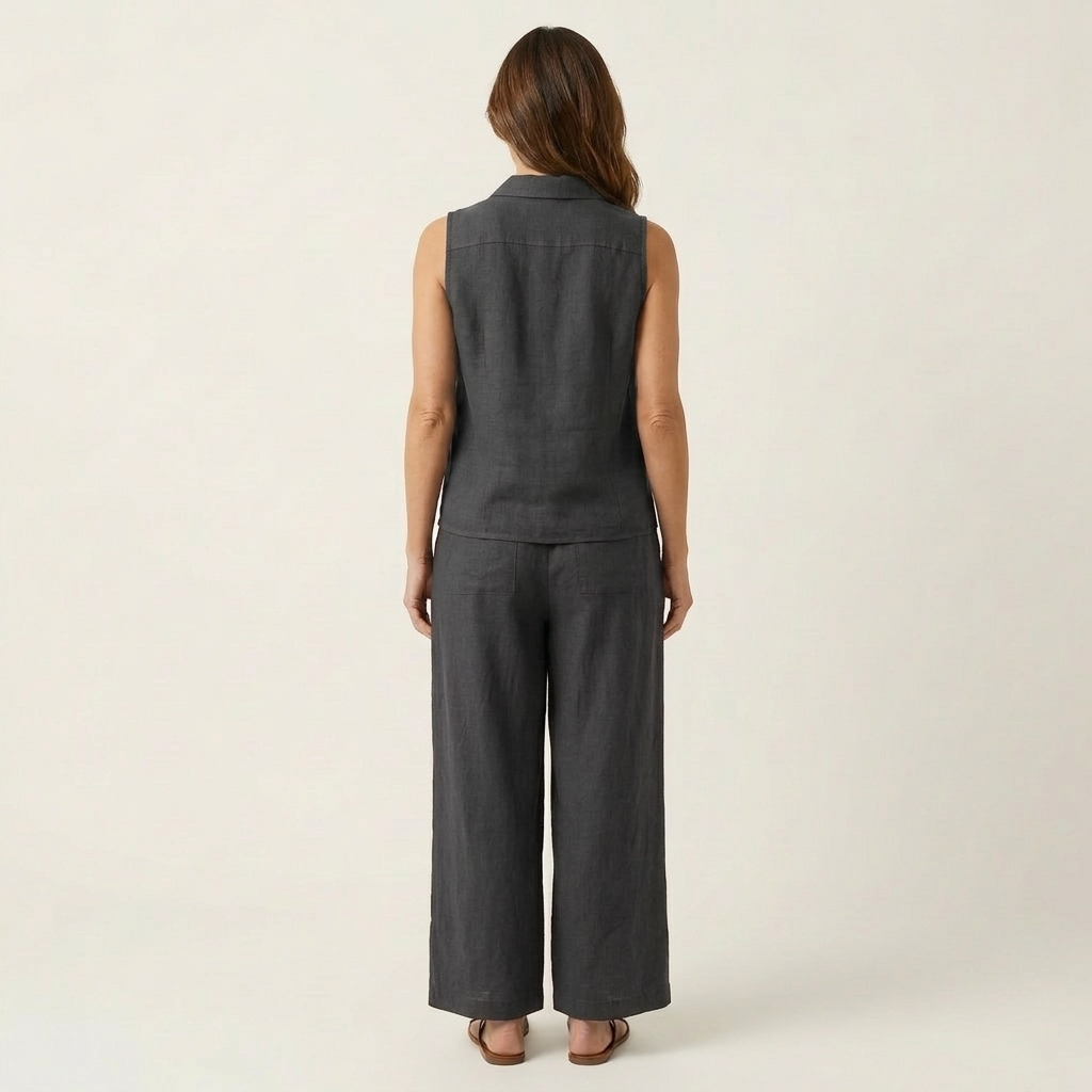 Twiila | Ensemble Top Croisé & Pantalon Large