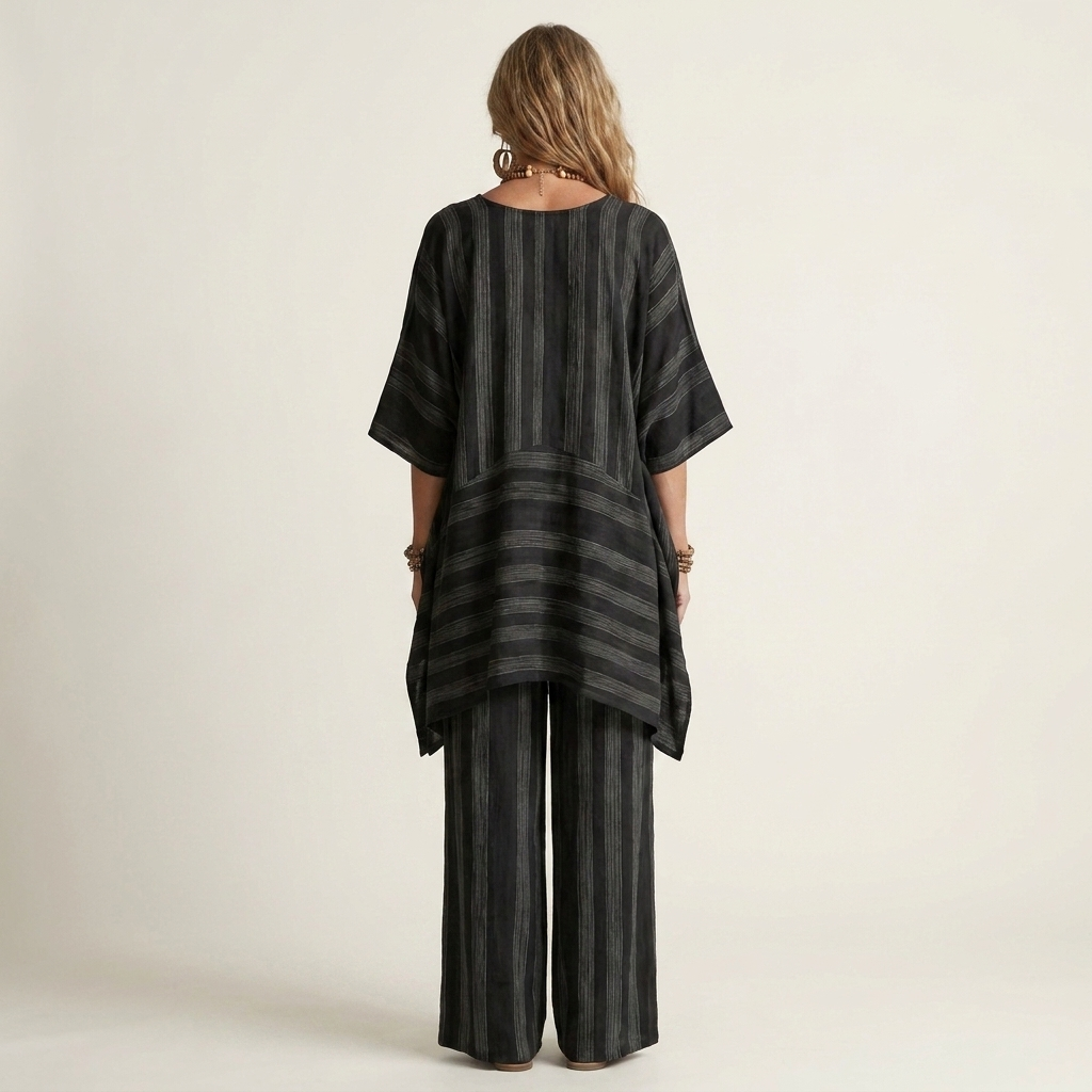 Amandine | Ensemble Rayé Ample
