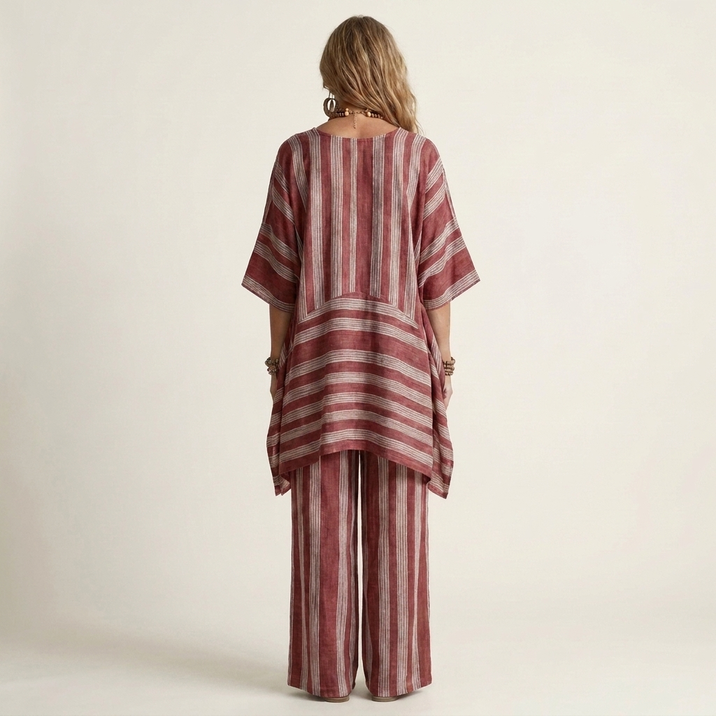 Amandine | Ensemble Rayé Ample