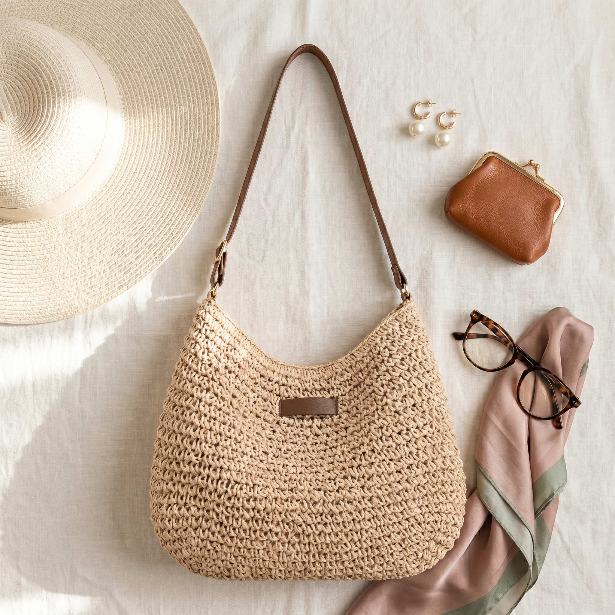 Simona | Sac à Bandoulière Tressé