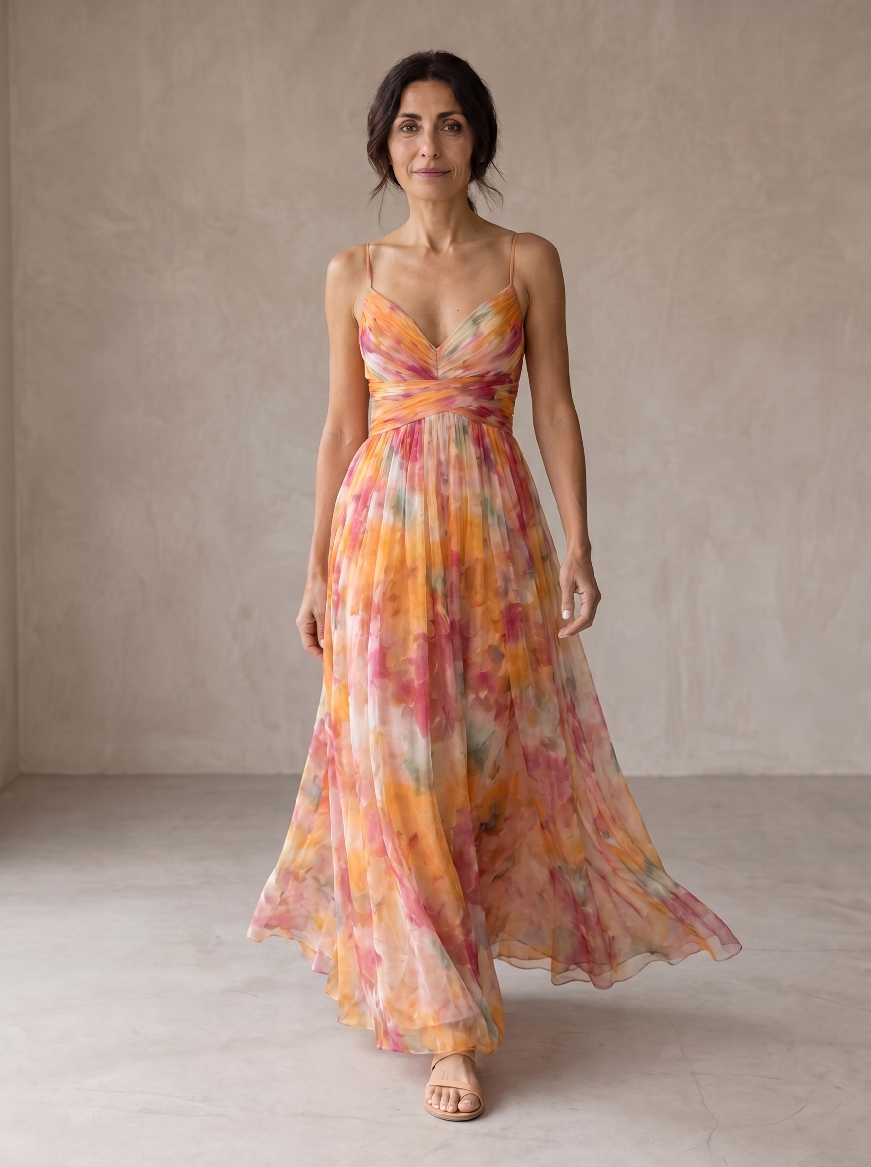 Giselle | Maxi Robe Envoûtante avec Imprimé Floral