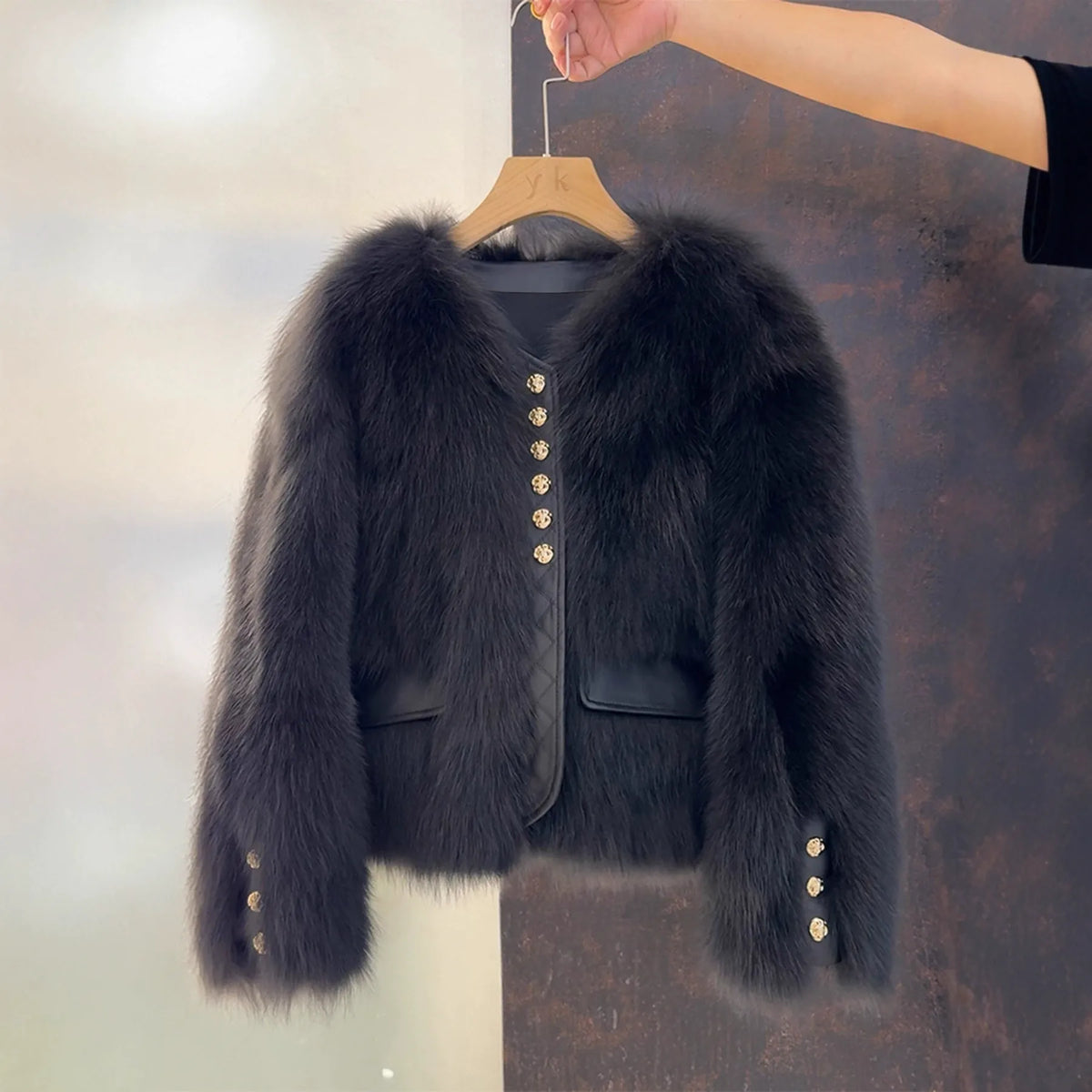 Léopoldine | Veste courte élégante à l'allure enveloppante