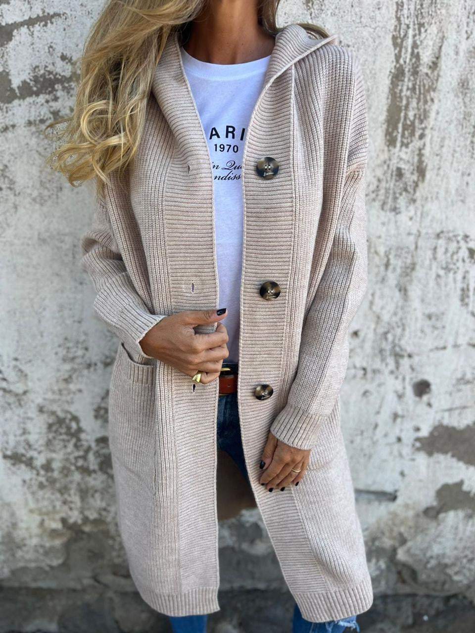 Soline | Élégant long cardigan
