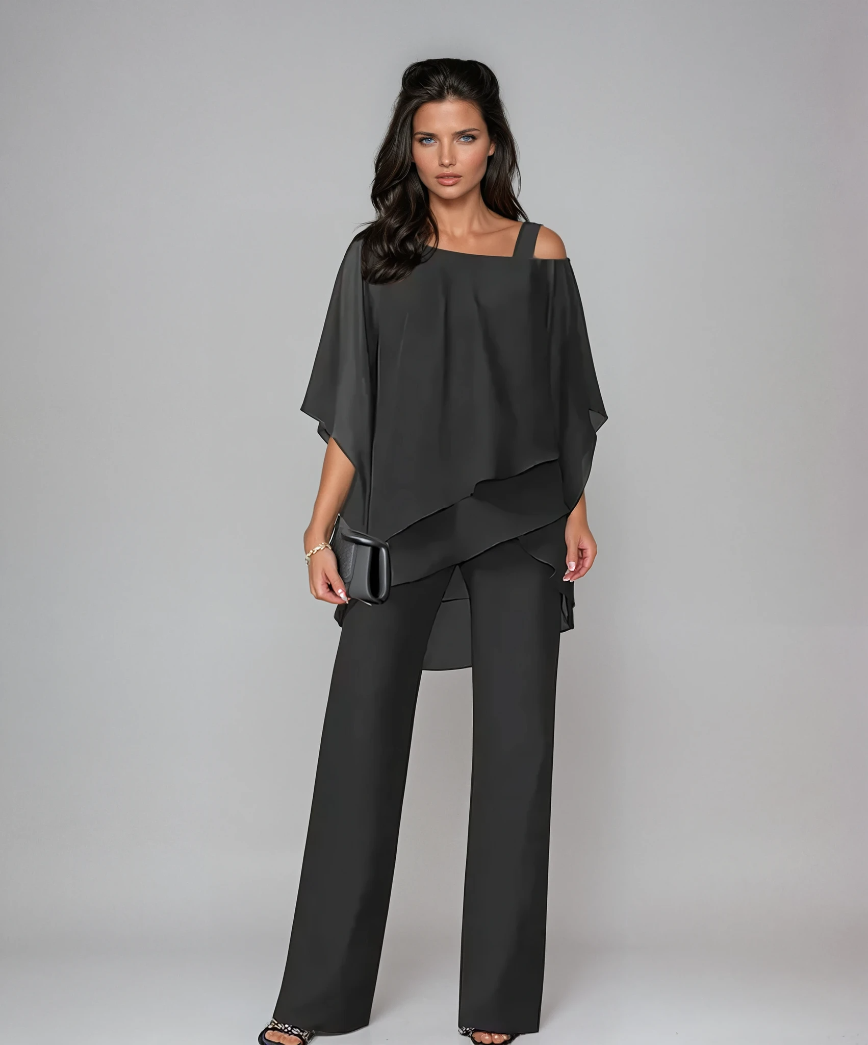Claire | Ensemble chic à pantalon large