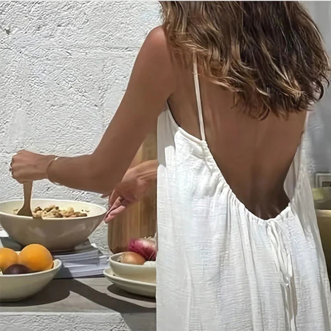 Camille | Robe Fluide à Bretelles