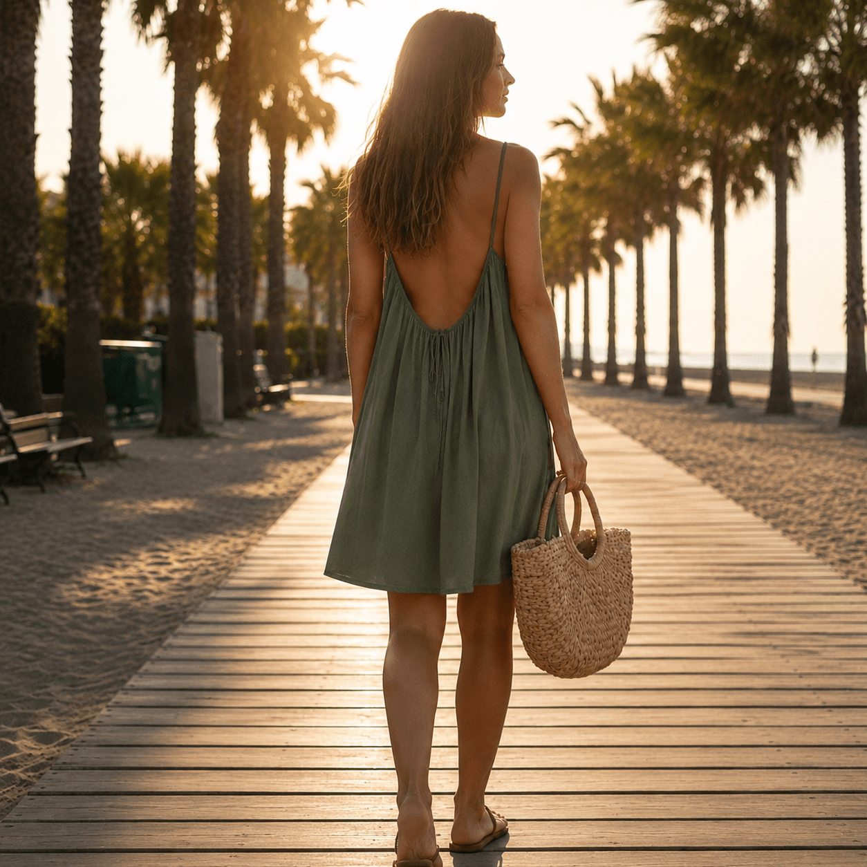 Camille | Robe Fluide à Bretelles