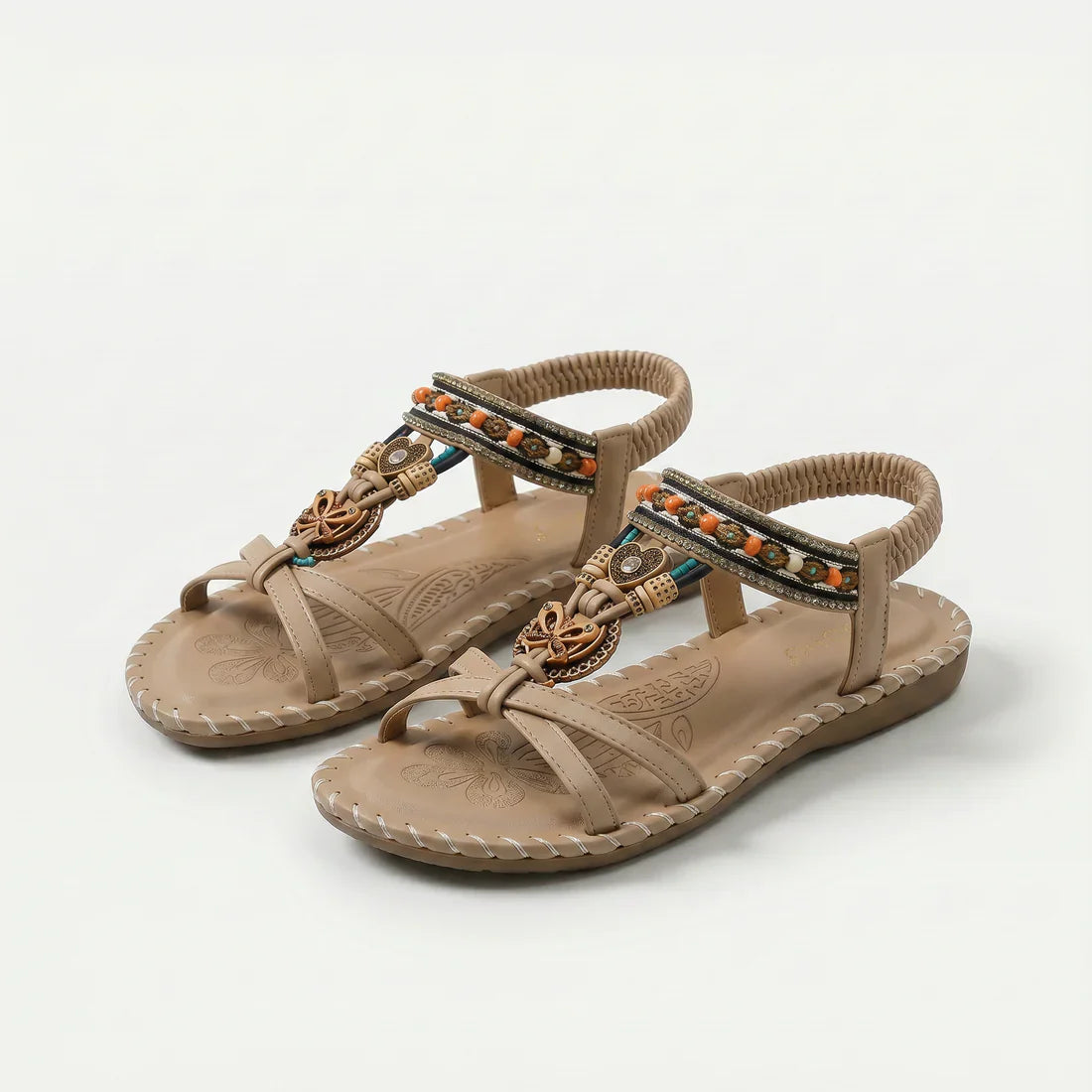 Nadia | Sandales Bohèmes Perlées