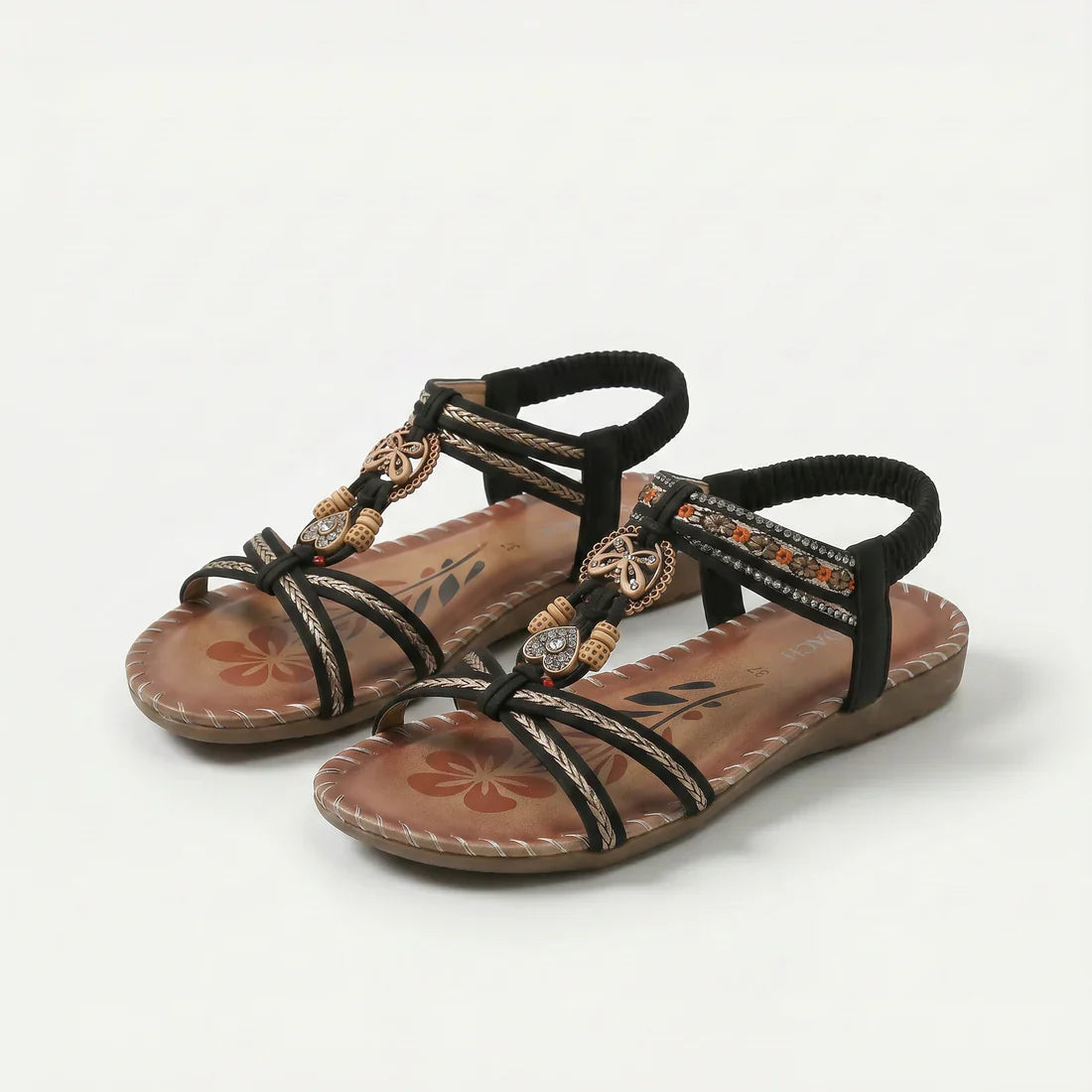 Nadia | Sandales Bohèmes Perlées