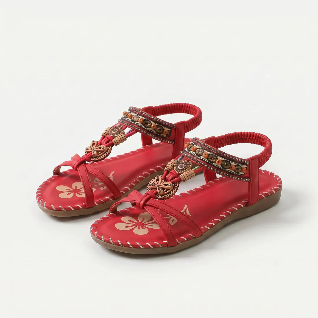 Nadia | Sandales Bohèmes Perlées