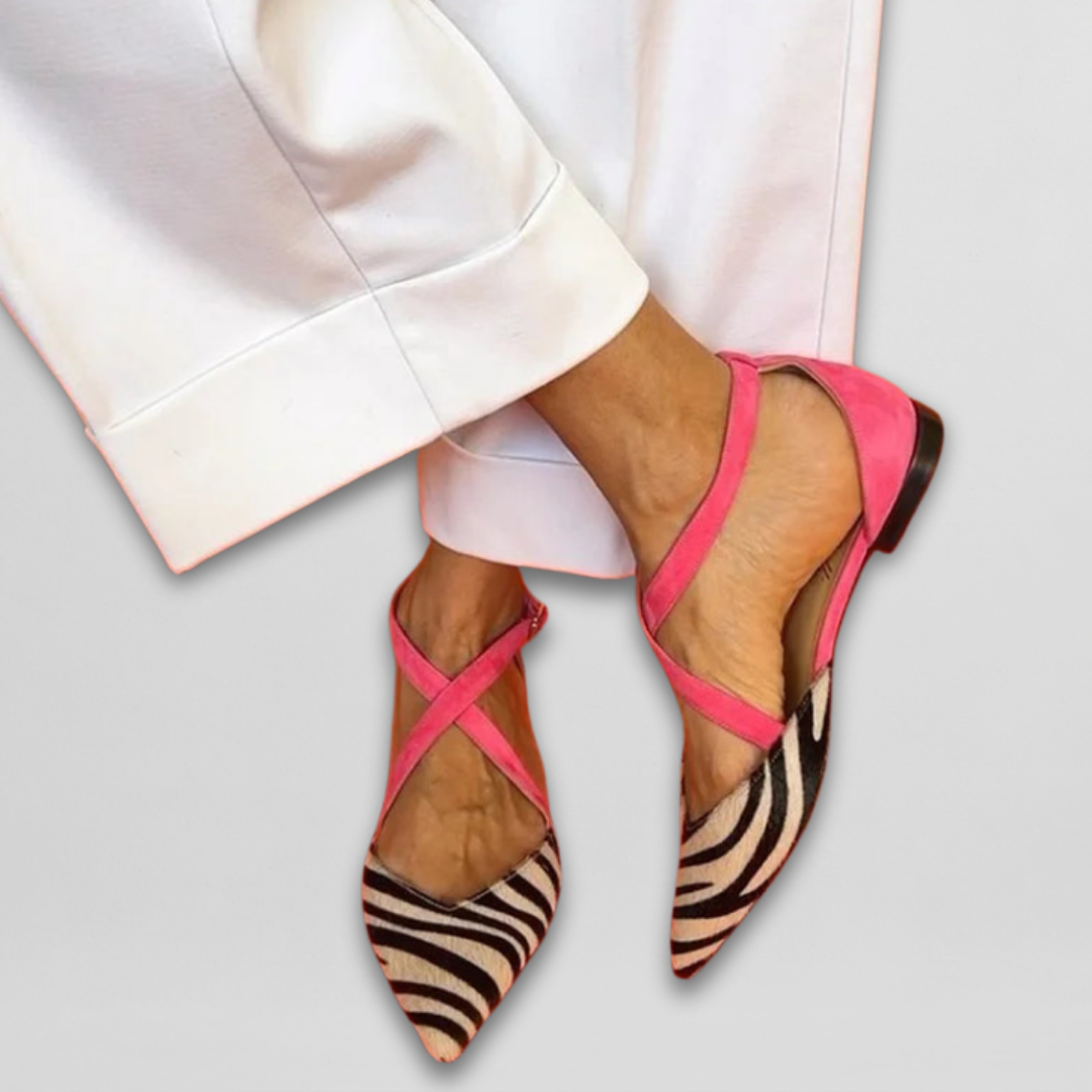 Ornella | Ballerines avec des brides