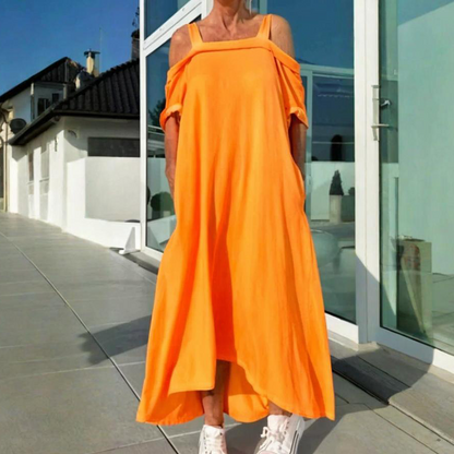 Elin | Off-shoulder maxi-jurk