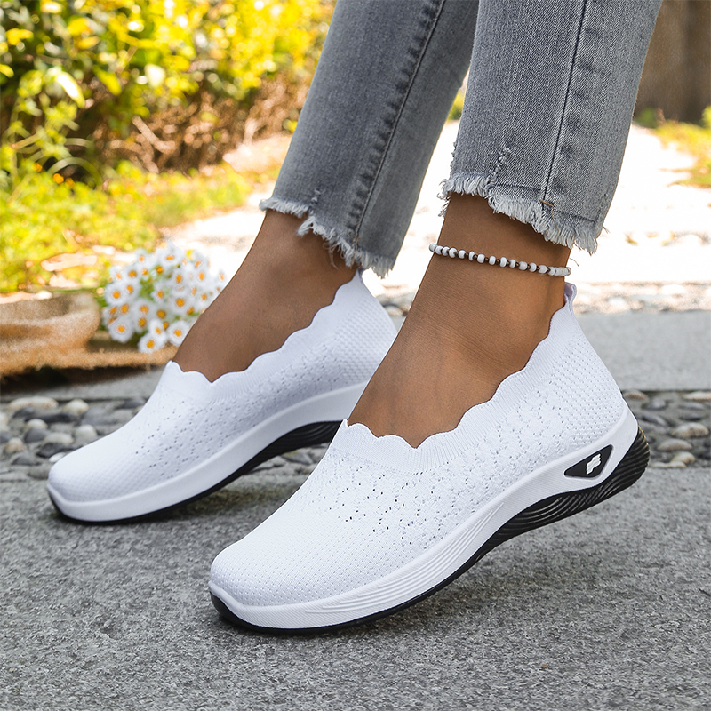 Margaux baskets légères blanches