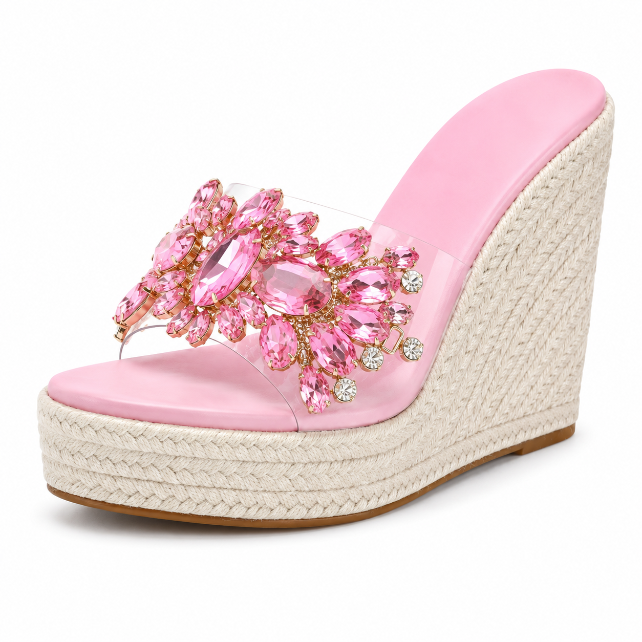 Isabella | Sandales à Talons Ornées de Cristaux