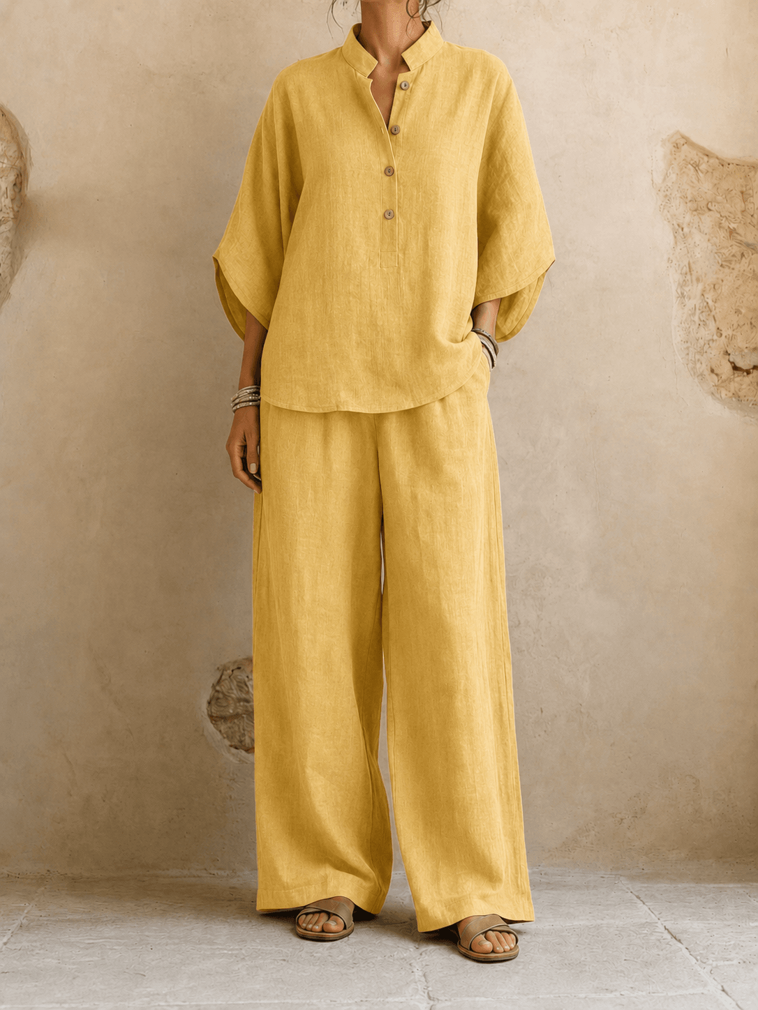 Maribel | Ensemble Fluide à Pantalon Large